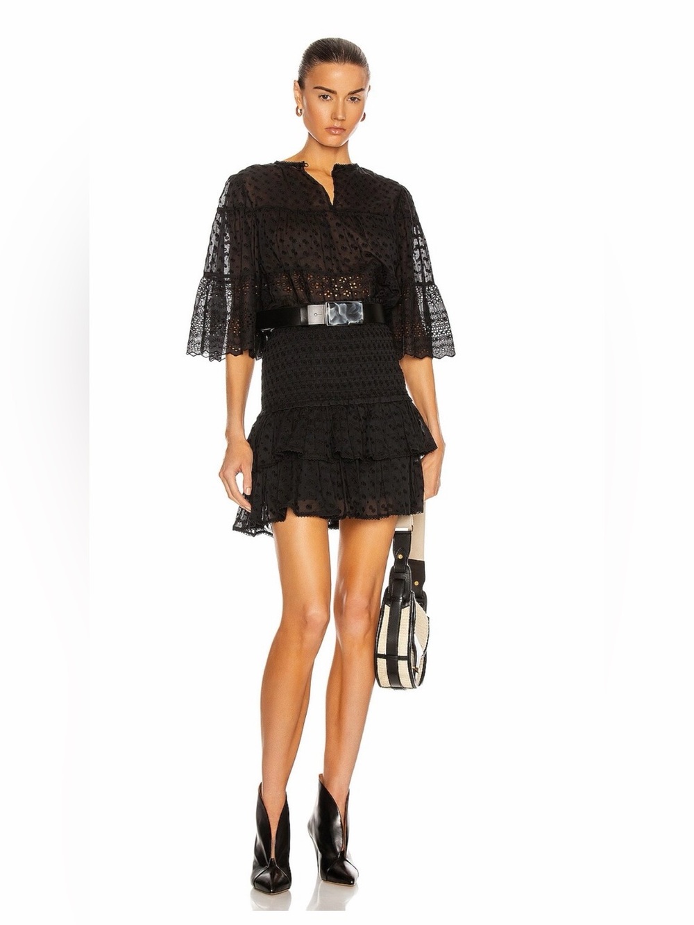 ISABEL MARANT ETOILE Tinaomi Skirt in Black, Size 34